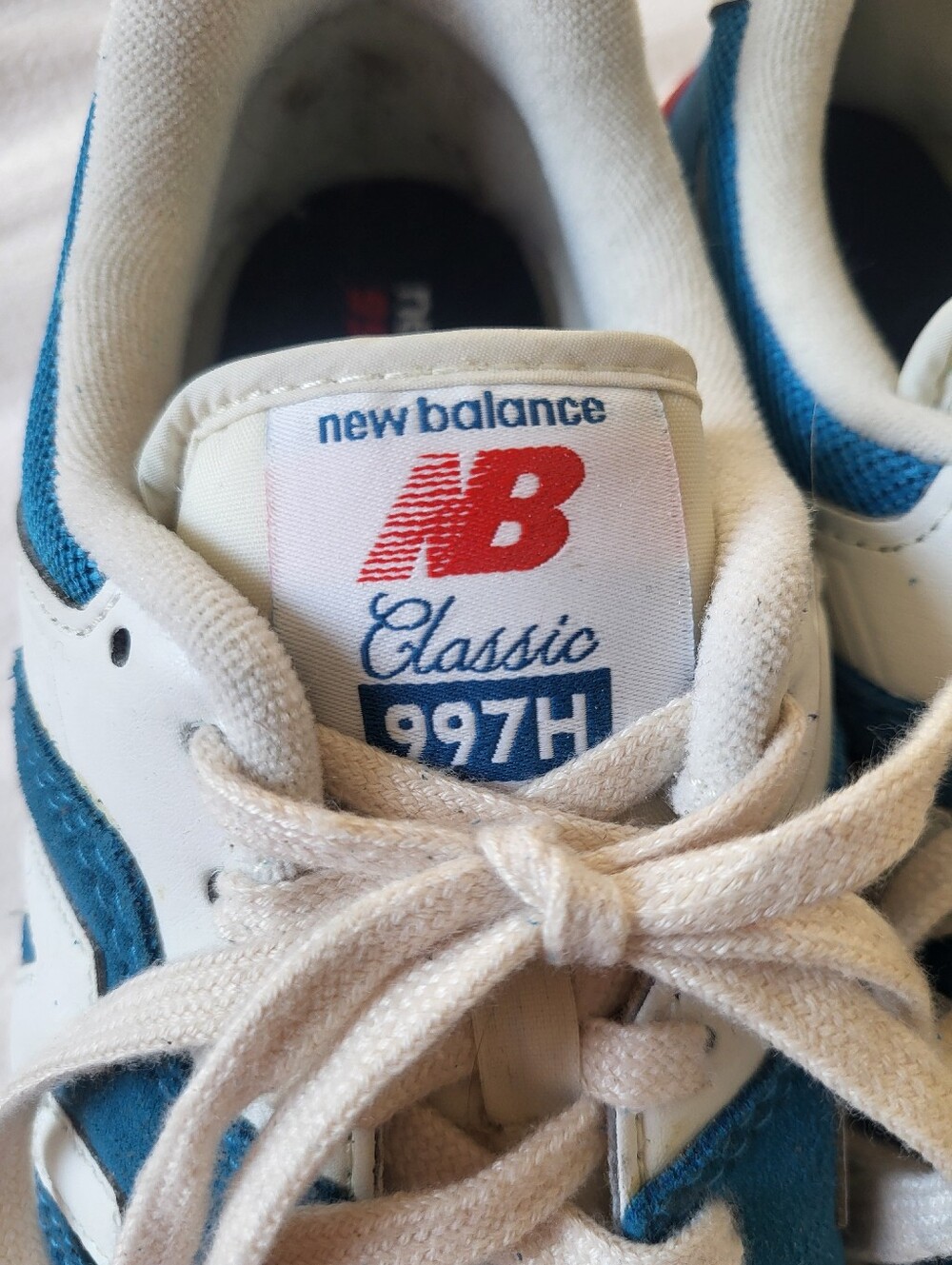 New Balance 997H Vintage Pack Light Rogue Wave Blue Suede Sneaker Sz 8.5 - Picture 6 of 12